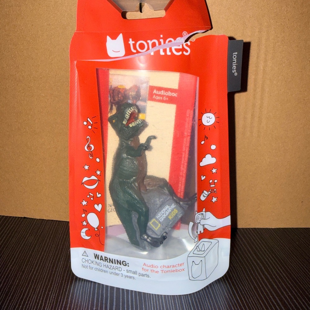 Tonies National Geographic Dinosaur Kids OS Green OPEN BAG Audio Character T-Rex